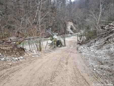 Sanacijska obnova vodotokov in hudournikov po poplavah v Kamniški Bistrici (7)